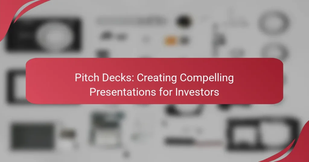 Pitch Decks: Creating Compelling Presentations for Investors