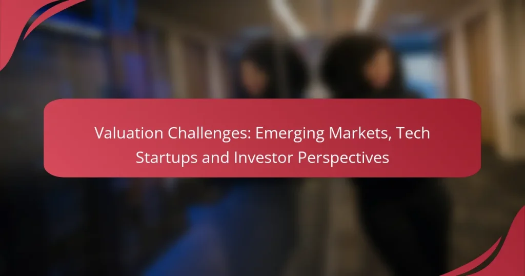 Valuation Challenges: Emerging Markets, Tech Startups and Investor Perspectives